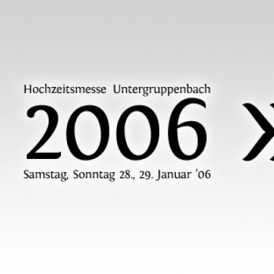 Von hier an Bilder der Hochzeitsmesse Untergruppenbach 2006